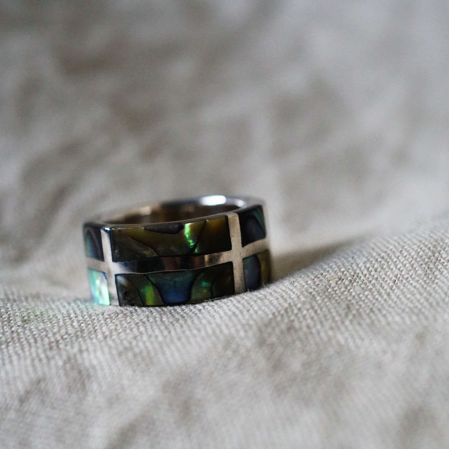 Abalone Sterling Silver Ring