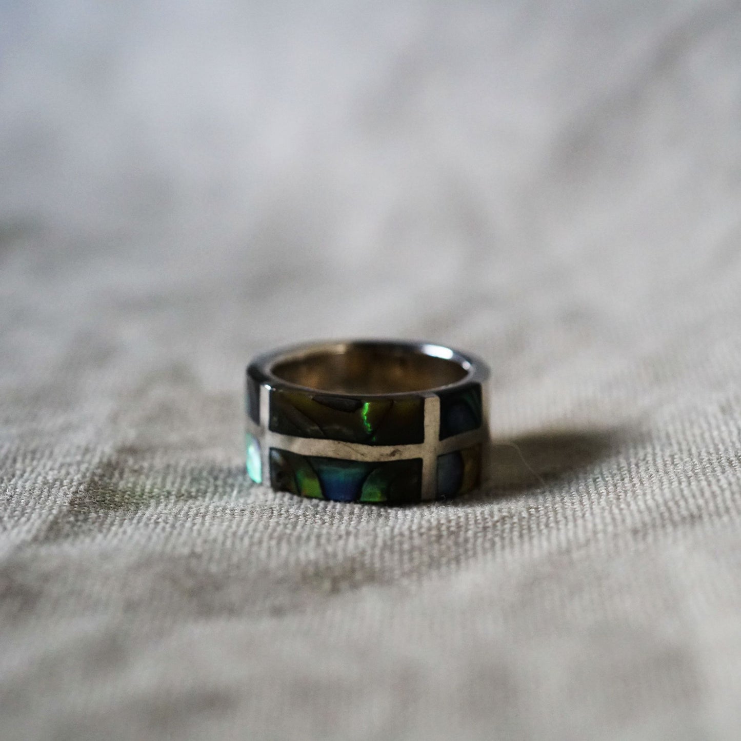 Abalone Sterling Silver Ring