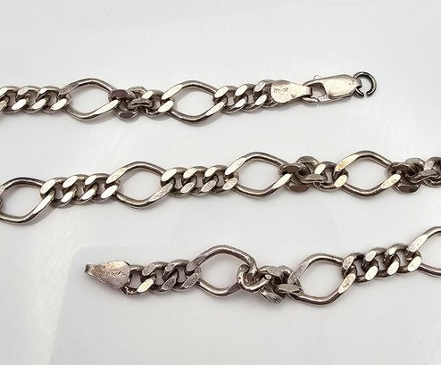Sterling Silver Figaro Chain Necklace
