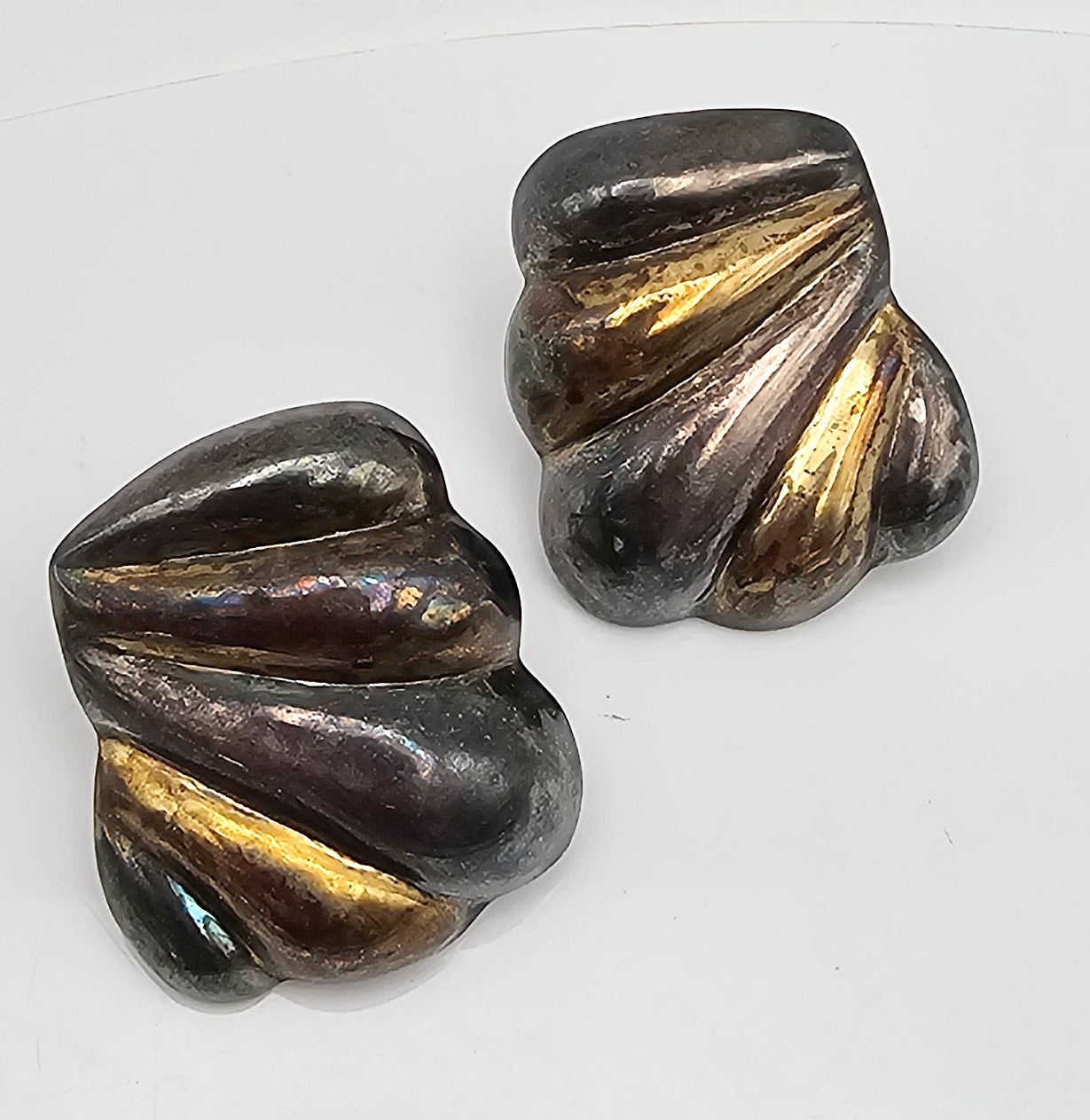 Sterling Silver Hollow Form Earrings