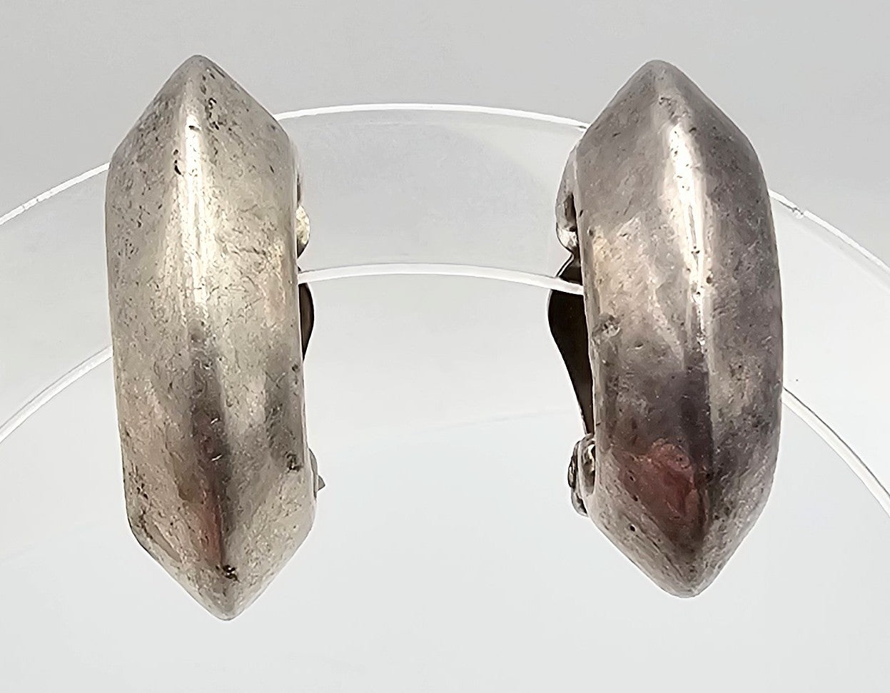 Sterling Silver Hollow Form Earrings