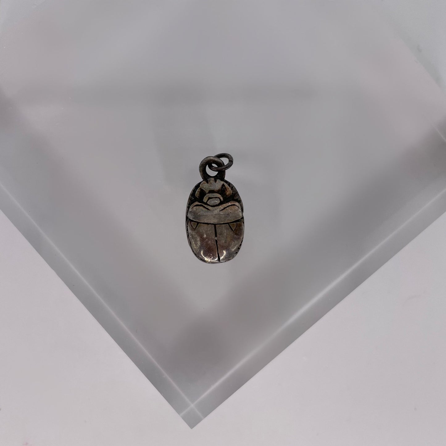 Sterling Silver Scarab Beetle Charm