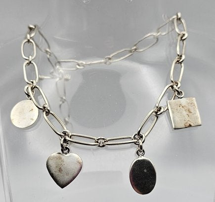 Sterling Silver Toggle Necklace