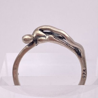 Unique Male Figure Sterling Ring