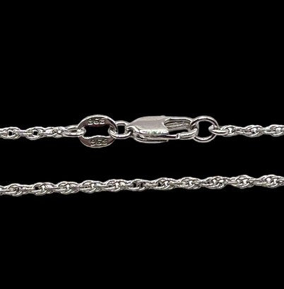 Vintage Sterling Silver Linked Chain