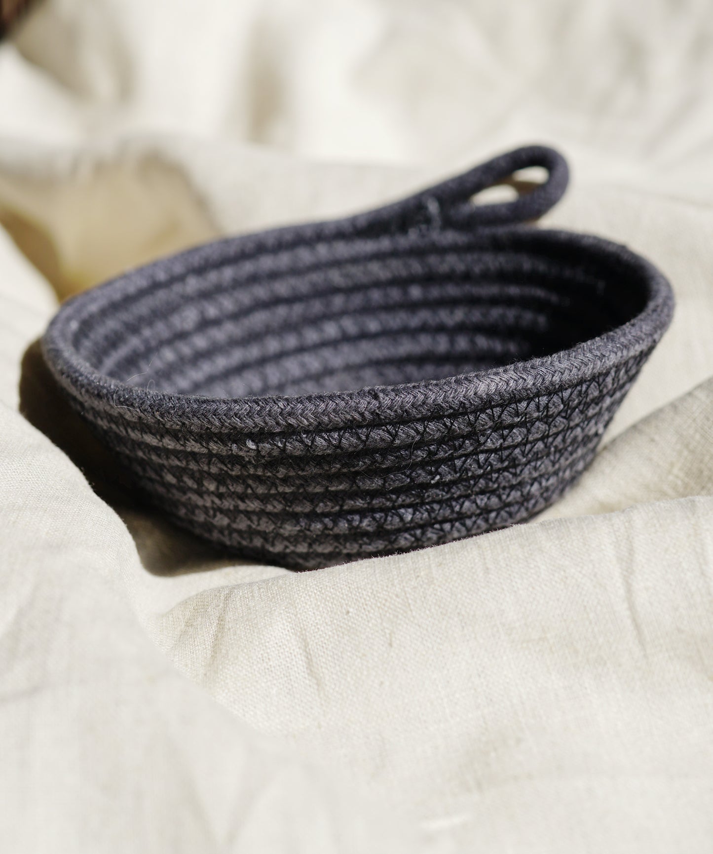 Mini Rope Bowl- Smoke