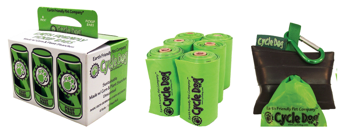 Eco-Friendly Pickup Bags + Pouch