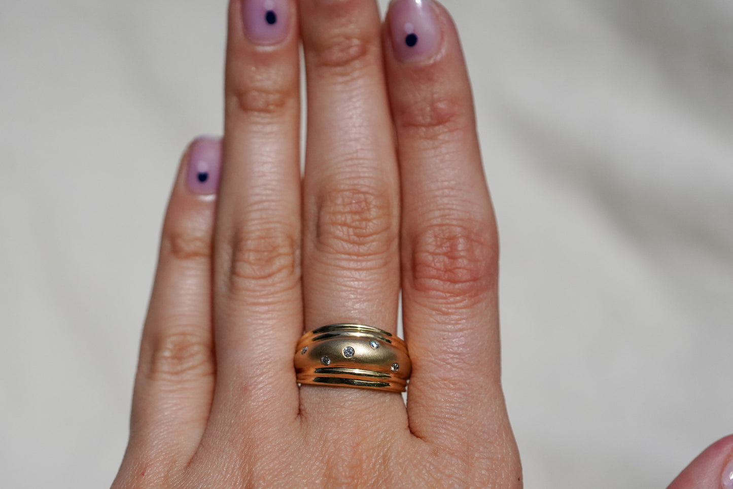 The Diamond Domed Ring