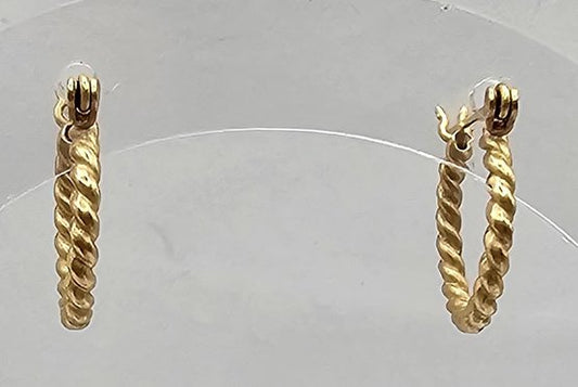 14K Gold Hoop Earrings