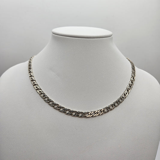 16" Sterling Silver Chain Link Necklace