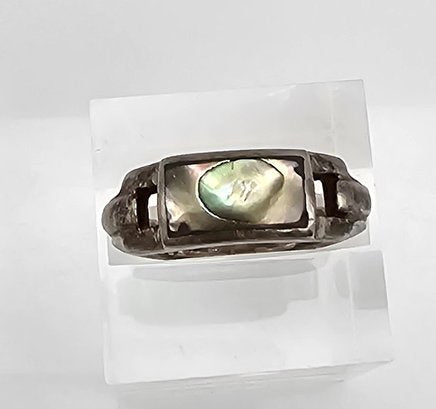 Abalone Sterling Silver Ring