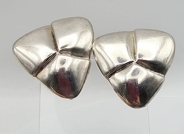 Beyun Sterling Silver Hollow Form Earrings