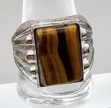 Tiger Eye Sterling Silver Ring