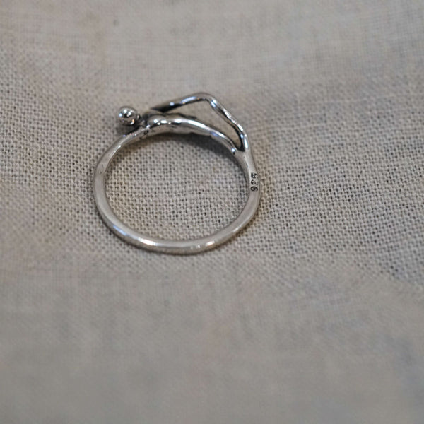 Unique Male Figure Sterling Ring