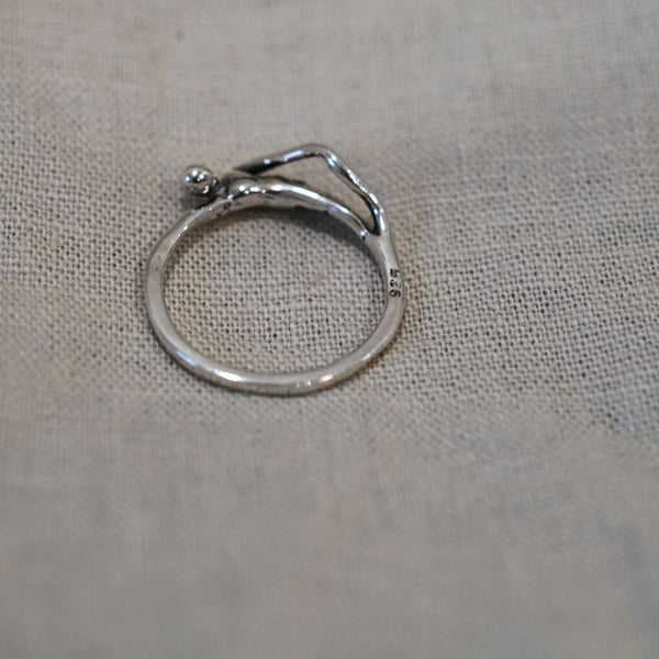 Unique Male Figure Sterling Ring