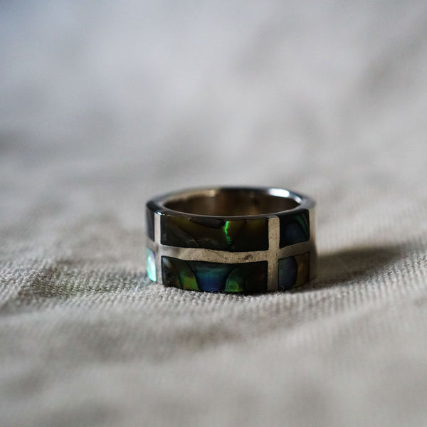 Abalone Sterling Silver Ring