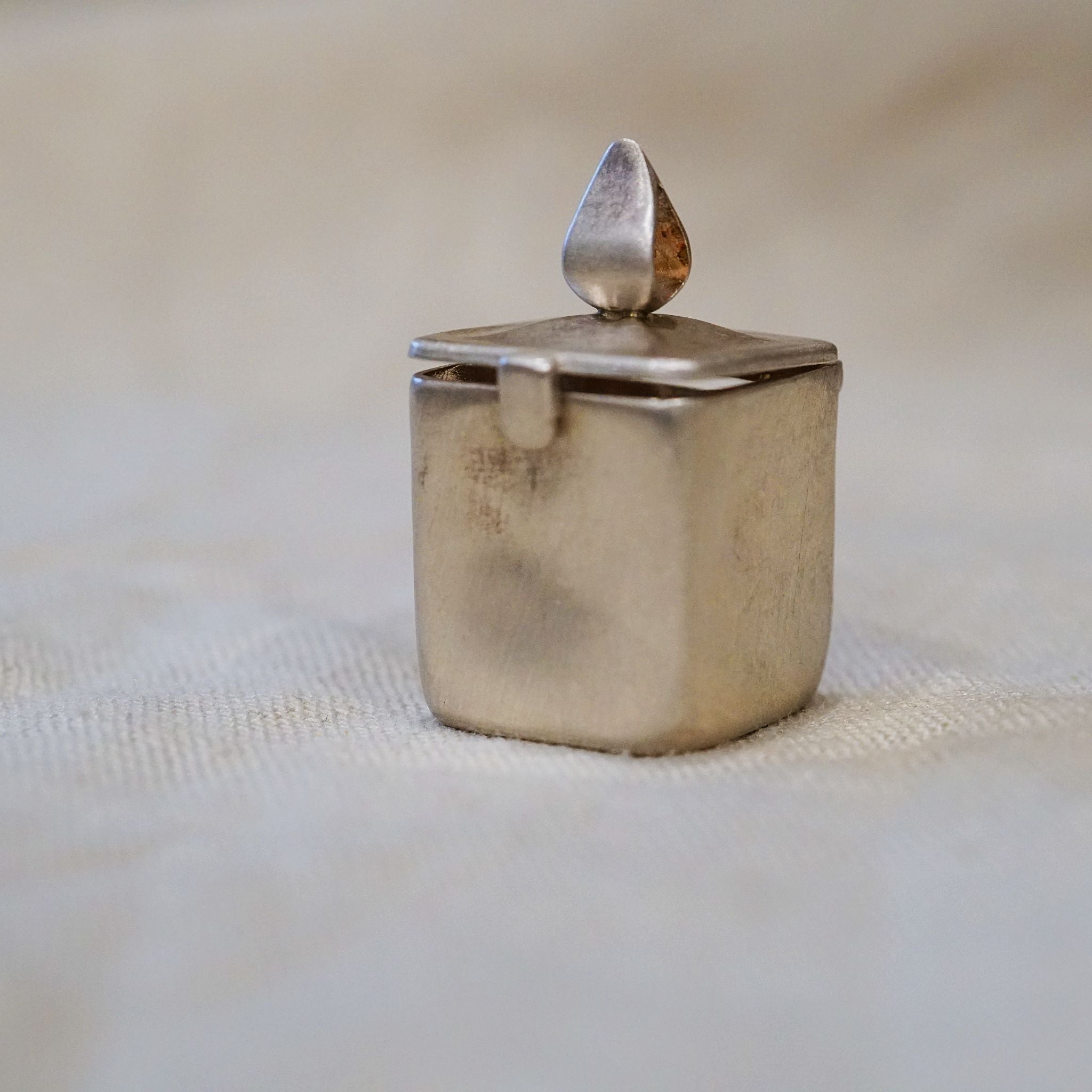 Sterling Silver Box Pendant
