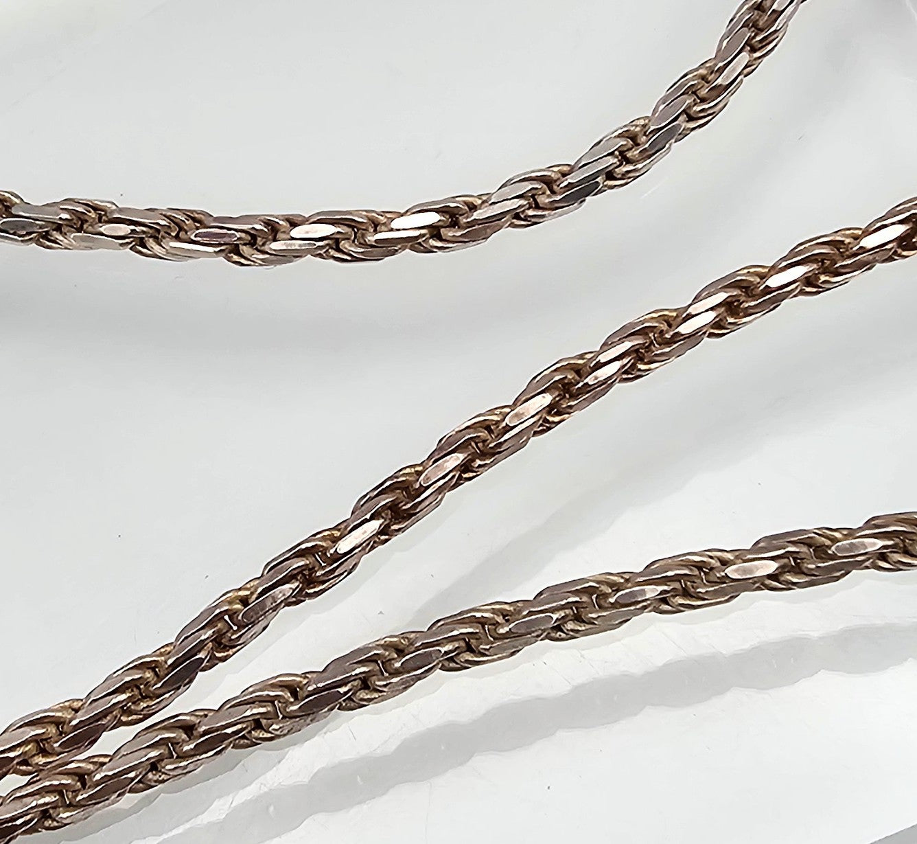 Italy Milor Sterling Silver Rope Chain Necklace