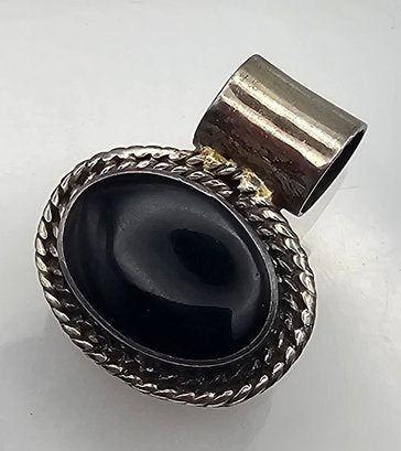 Mexico Onyx Sterling Silver Pendant