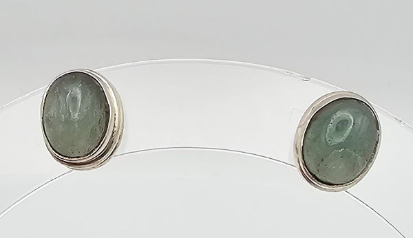 Quartz Sterling Silver Earrings 3.7 G