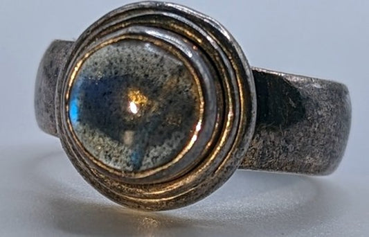 STERLING SILVER MOONSTONE RING