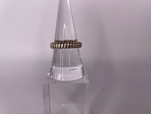 Scalloped Sterling Silver Ring