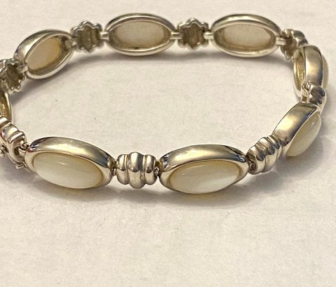 Sterling And Mother Of Pearl Bracelet
