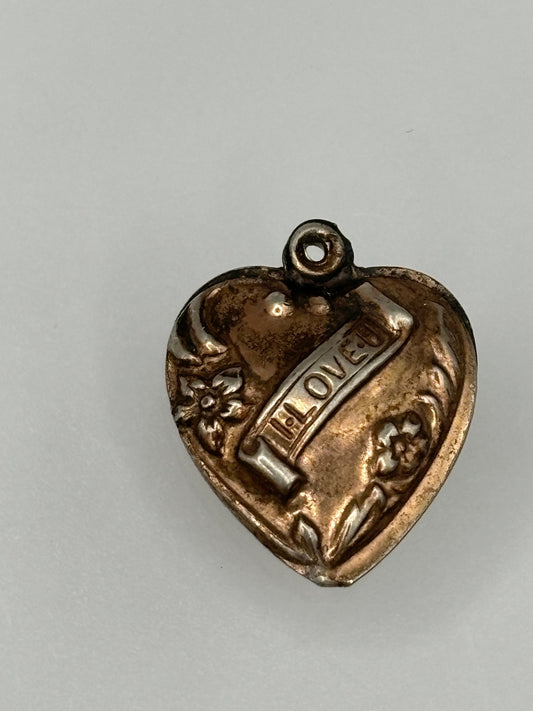 Sterling LOVE Heart Pendant