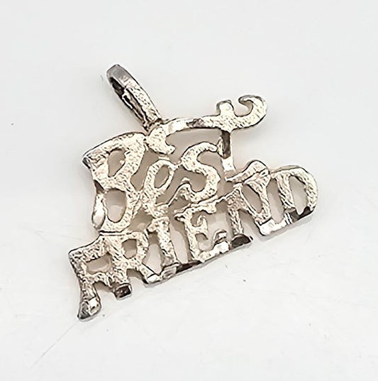 Sterling Silver Best Friend Pendant