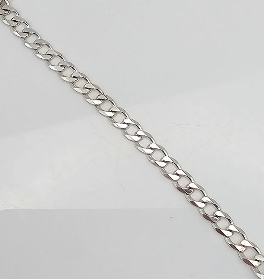 Sterling Silver Curb Chain Bracelet