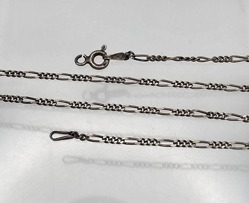 Sterling Silver Figaro Chain Necklace