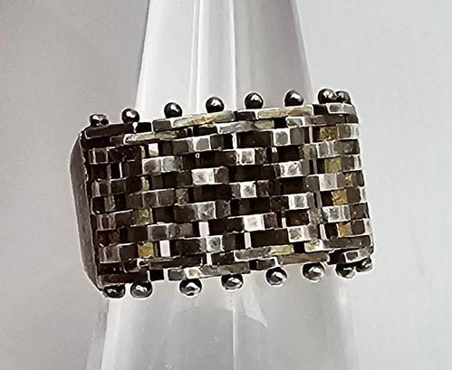 Sterling Silver Woven Ring