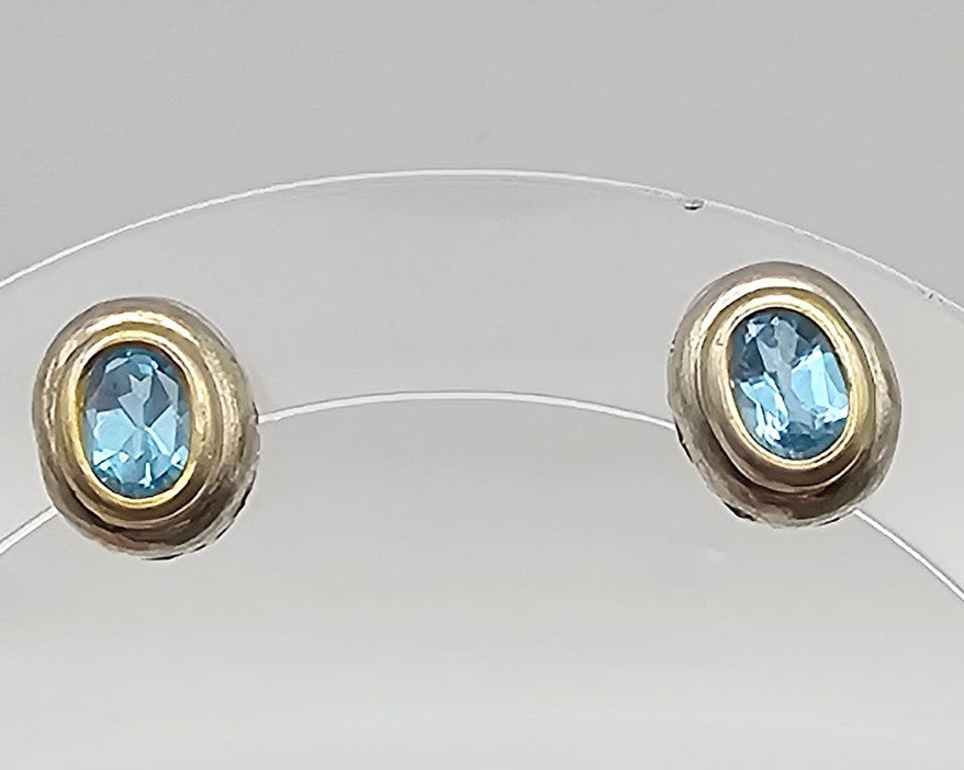 Topaz Sterling Silver Earrings