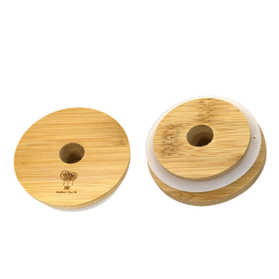 Bamboo Mason Jar Lids