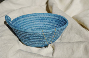 Mini Rope Bowl- Solid Indigo