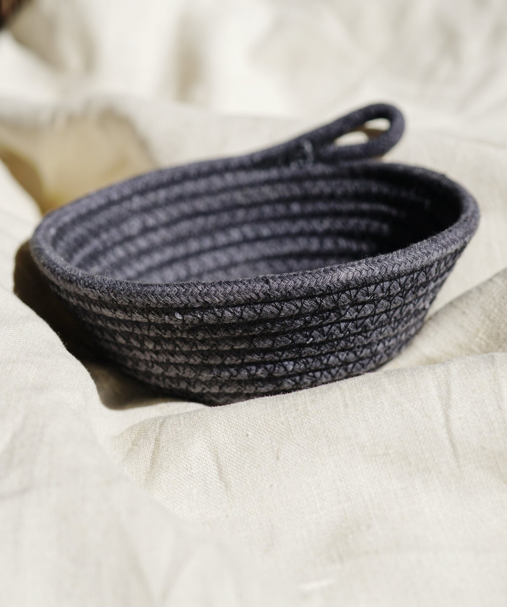 Mini Rope Bowl- Smoke