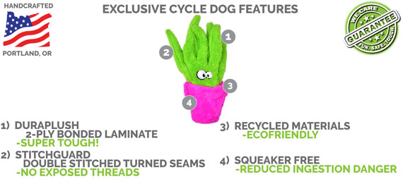 Duraplush Potted Aloe Vera Soft Dog Toy (Unstuffed)