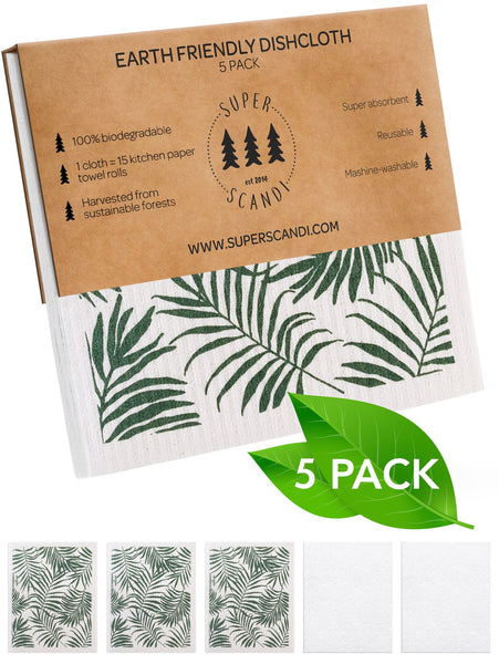 Superscandi Swedish Dish Towel- Pack of 5
