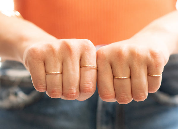 The Whisper Thin Twist Ring