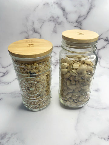 Solid Bamboo Mason Jar Lids