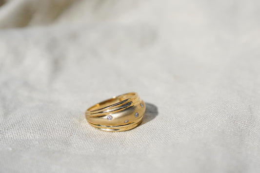 The Diamond Domed Ring