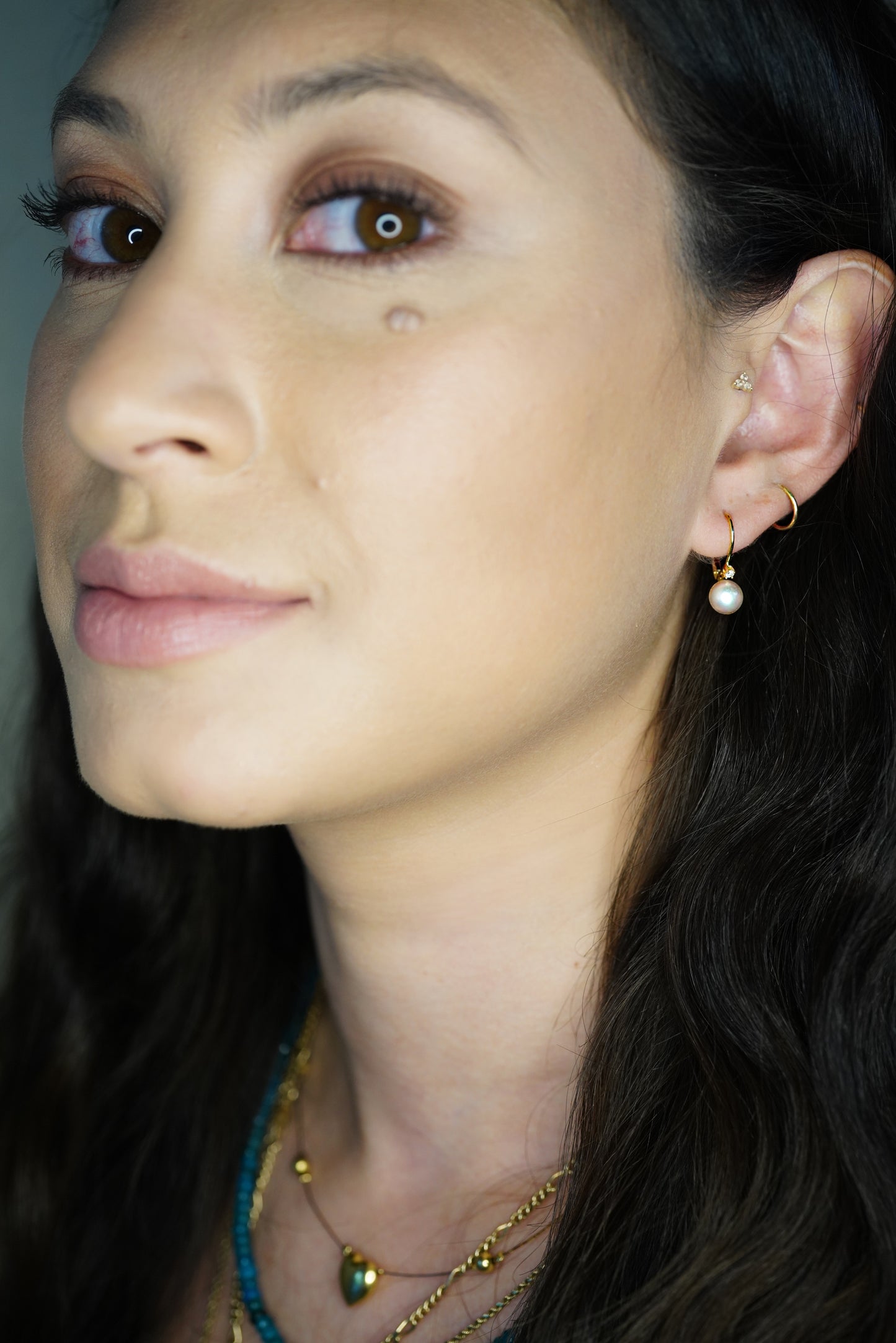 The Pearl And Diamond Earring