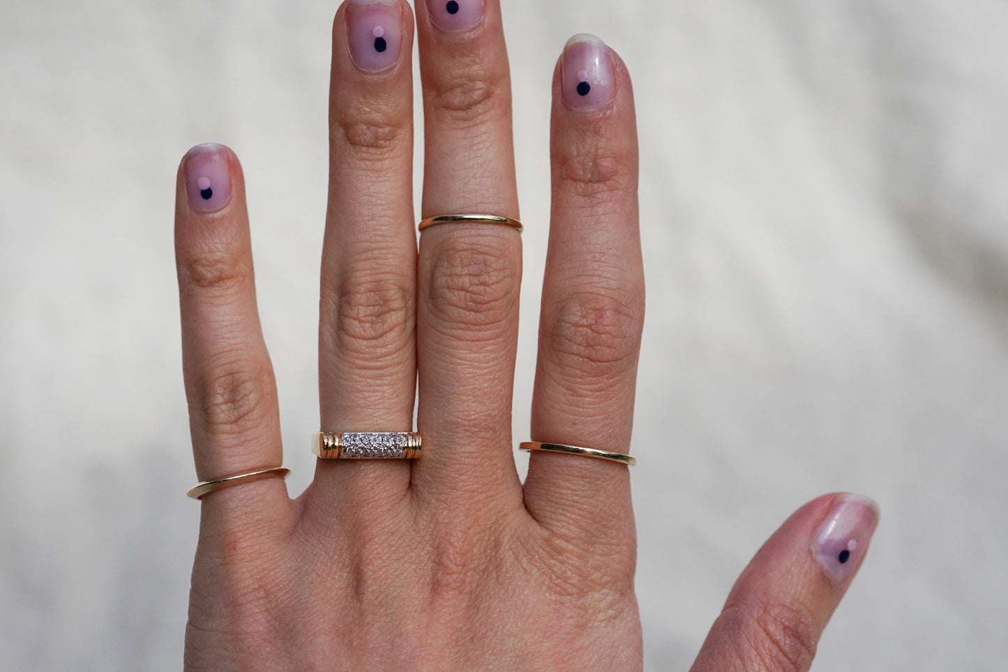 The Diamond Bar Ring