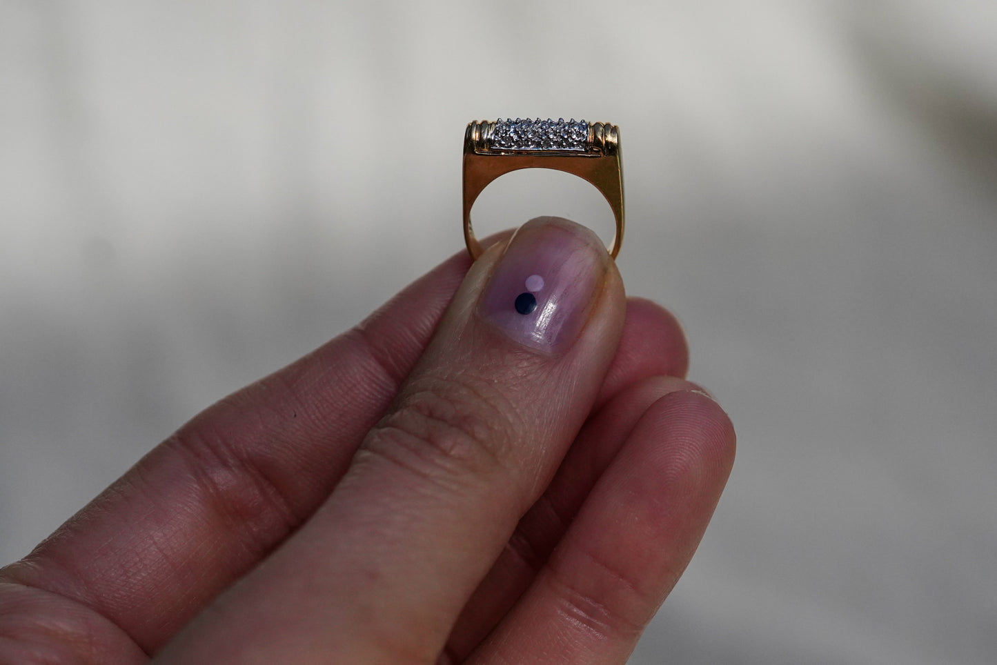 The Diamond Bar Ring